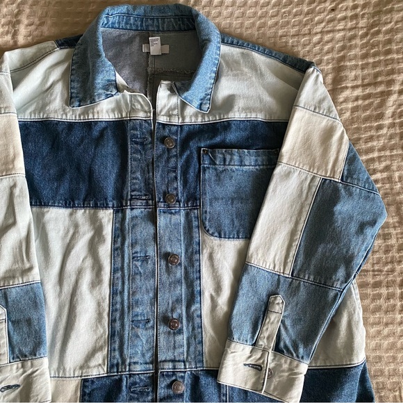 Forever 21 Denim Patchwork Jacket - Picture 6 of 11
